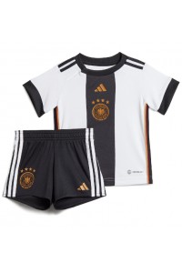 Fotbalové Dres Německo Dětské Domácí Oblečení MS 2022 Krátký Rukáv (+ trenýrky)